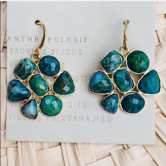 Anthropologie Jewelry - Anthropologie 🌴 Jemma Flower Earrings